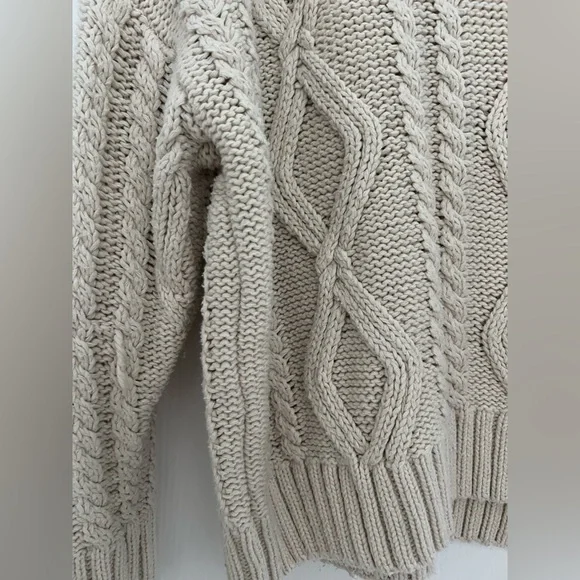 Princess Polly Anaya Oversized Sweater Beige - Picture 3 of 4